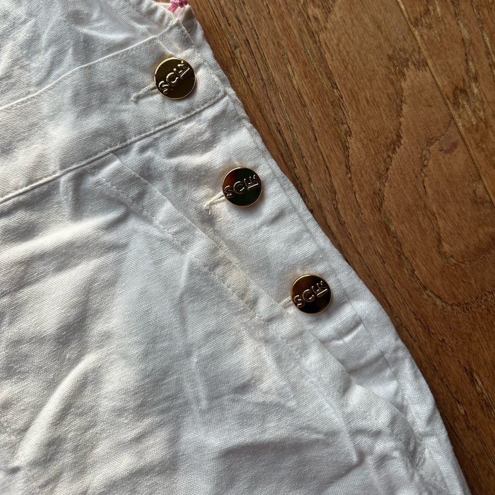 Target x Stoney Clover Brand New (NWT) Linen Blend Overall - White - Picture 6 of 10